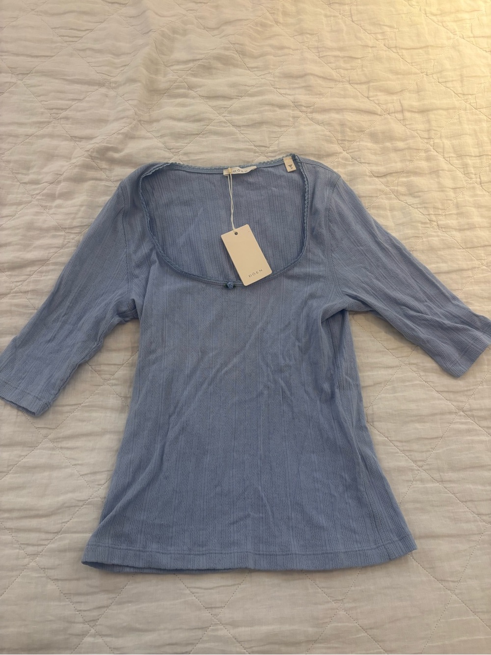 NWT Doen Baez Tee - size medium - Picture 2 of 4